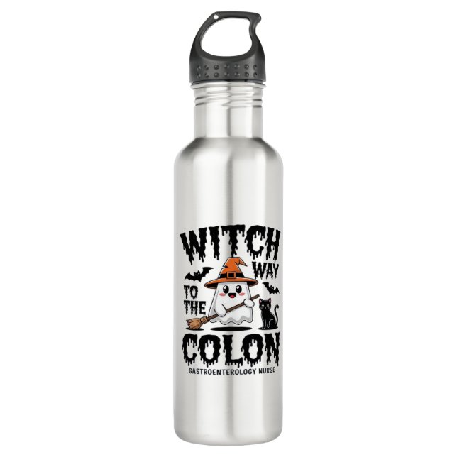Garrafa Endo Enfermeira Halloween Enfermeira Gastrointesti (Frente)