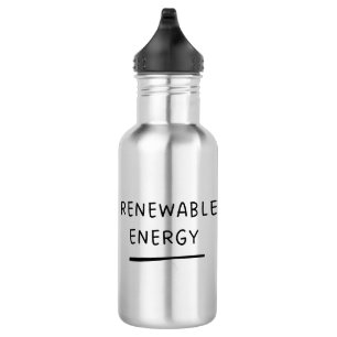 Garrafa Energia Renovável – Café Ecológico Engraçado e Fof
