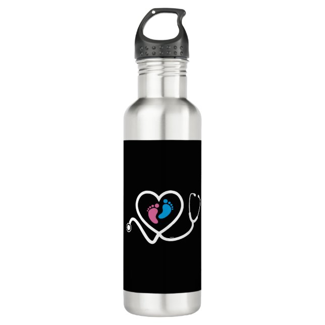 Garrafa Enfermeira Obstetrícia Bebê (Frente)