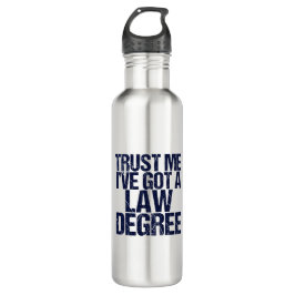 Garrafa Engraçada Faculdade de Direito - Advogado Humor Co