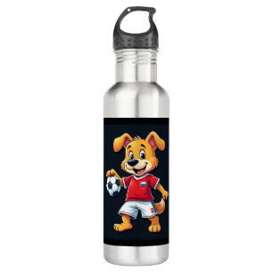 Garrafa Engraçado Cachorro Rússia Futebol Jersey Foo Russo