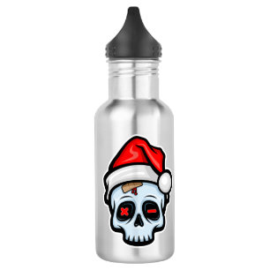 Garrafa Engraçado Caveira de Natal, Estilo de Cartoon