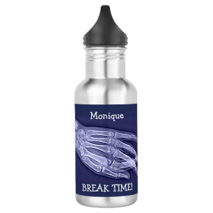 Garrafa Engraçado Finger Xray "Break Time"