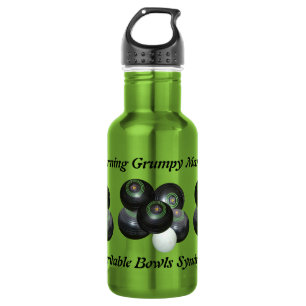 Garrafa Engraçado Homem Engraçado No Design De Lawn Bowl