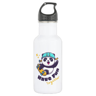 Garrafa Engraçado Panda Bonito Para Animais De Sobrevivênc