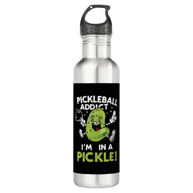 Garrafa Engraçado-Pickleball (Frente)