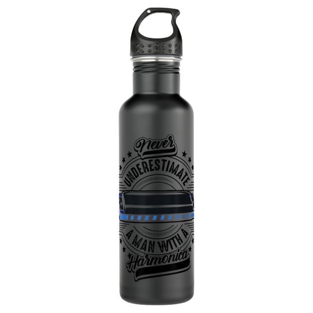 Garrafa Engraçado, sou um grande ventilador metálico, Lega (Frente)