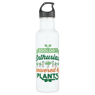 Garrafa Entusiasta de Zoologia com Plantas Vegan Gift