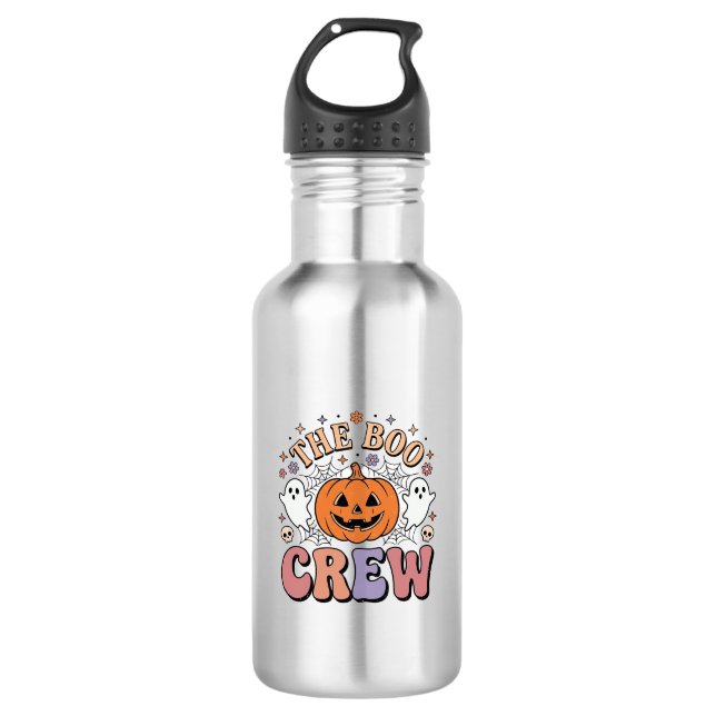 Garrafa Equipe Assombração de Halloween Fofa Espiritual An (Frente)