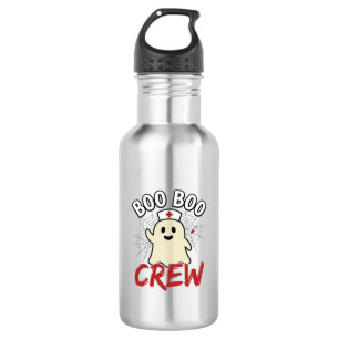 Garrafa Equipe Boo Boo Enfermeira de Halloween Fantasma De