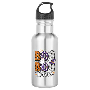 Garrafa Equipe Boo Enfermeira Design de Camisa Vintage de