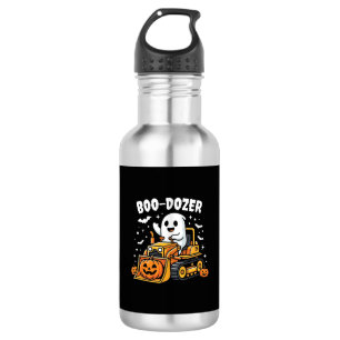 Garrafa Escavadeira Fantasma Boo Dozer Halloween_1