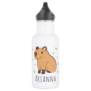 Jogo americano impermeável Capybara 30,5 x 45,7 cm, conjunto de 4, capivara  para jantar, pátio, mesa, cozinha, copa, desenho animado, capivara de  animais, tapetes de lugar para amantes de animais, jogos americanos