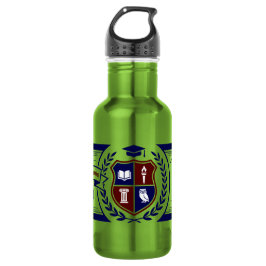 Garrafa Escudo de Brasão Acadêmico Personalizado Preppy Iv