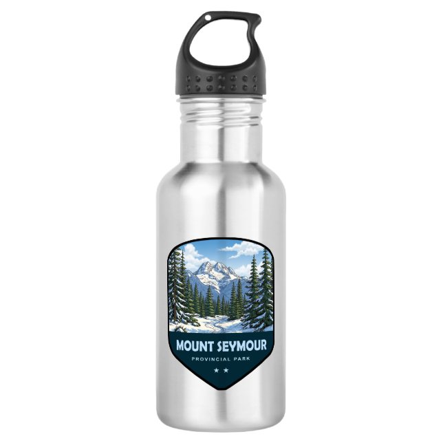 Garrafa Escudo do Parque Provincial Mount Seymour (Frente)