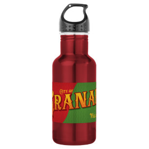 Garrafa Espanha Granada de Nome Personalizado