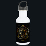 Garrafa Espiral de Fibonacci a geometria sagrado<br><div class="desc">Espiral de Fibonacci a geometria sagrado</div>