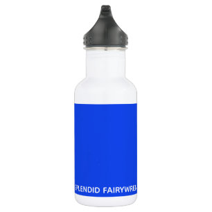 Garrafa Esplêndido Nome de Cor Azul Fairywren