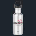 Garrafa Esportes engraçados e sagrados de trabalho da Moly<br><div class="desc">Esta engraçada garrafa de água de aço inoxidável é perfeita para andar,  caminhar,  andar de bicicleta,  ir à academia ou usar no escritório. Apresentando o humorístico ditado "sagrado (água riscada) moly,  que sabia que ir ao ginásio seria esse duro",  e suas iniciais embaixo.</div>
