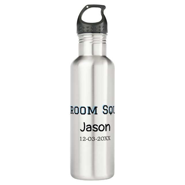 Garrafa Esquadrão do noivo padrinho festa de despedida de  (Frente)