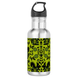 Garrafa Esquilo Arte Foliar Nórdica Escandinava