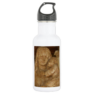 Garrafa Estátua da Virgem Maria e Menino Jesus