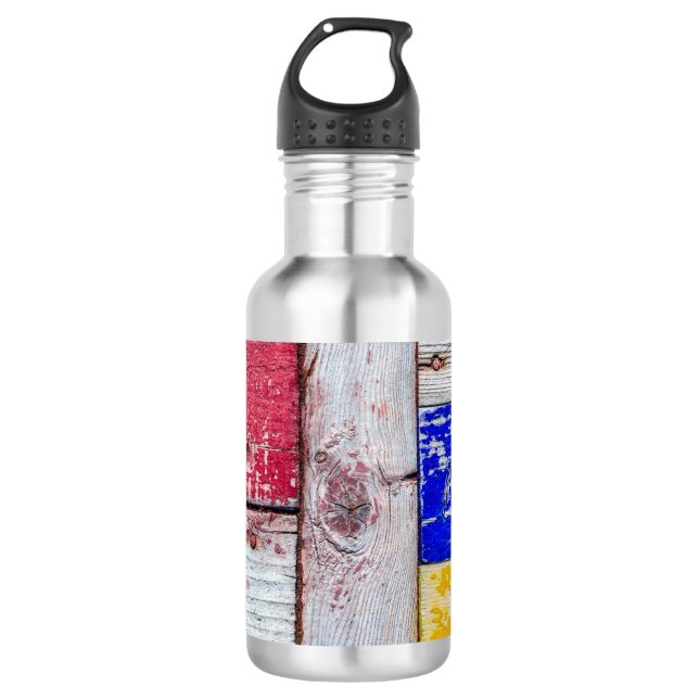 Garrafa Estilo de arte em madeira de neoplasticismo engraç (Frente)