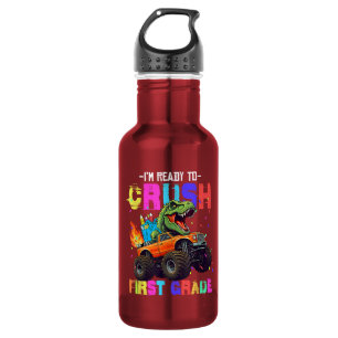 Garrafa Estou Pronto Para Dominar o Caminhão de Dinossauro