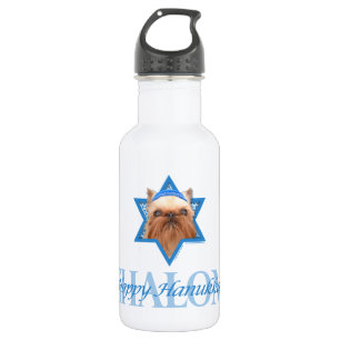 Garrafa Estrela de David de Hanukkah - Bruxelas Griffon
