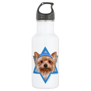 Garrafa Estrela de David de Hanukkah - yorkshire terrier