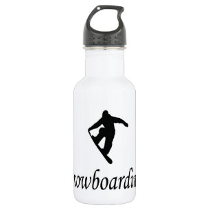 Garrafa Eu Adoro Snowboard