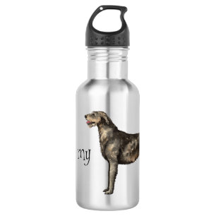 Garrafa Eu amo meu Wolfhound irlandês
