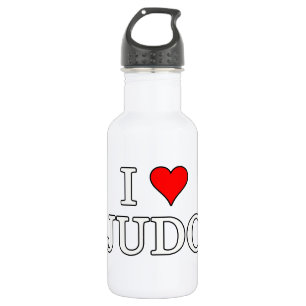 Garrafa Eu amo o judo