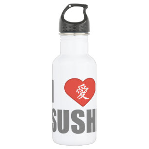 Garrafa Eu amo o sushi