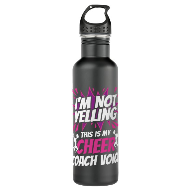 Garrafa Eu não estou gritando que esta é minha voz animada (Frente)