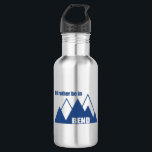 Garrafa Eu Preferencialmente Em Bend Oregon Mountain<br><div class="desc">Quer você esteja buscando atividades fluviais, caminhando e pedalando em milhas intermináveis de trilha, ou um sistema urbano de ponta, Bend Oregon tem tudo. Este design de madeira celebra o Bend.</div>