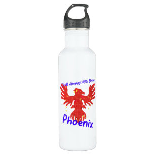 Garrafa Eu sempre errei como uma Phoenix