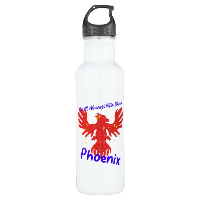Garrafa Eu sempre errei como uma Phoenix (Frente)
