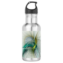 Garrafa Evolução Fractal, Turquesa Ouro