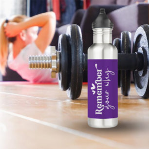 Garrafa Exercício Lembre-se do Porquê