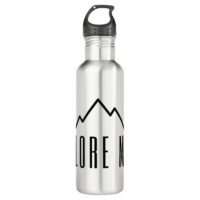 Garrafa Explore More Mountain Stainless Steel Water Bottle (Frente)