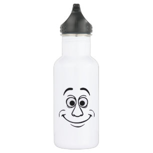 Garrafa Expressões faciais de desenho animado, rosto feliz