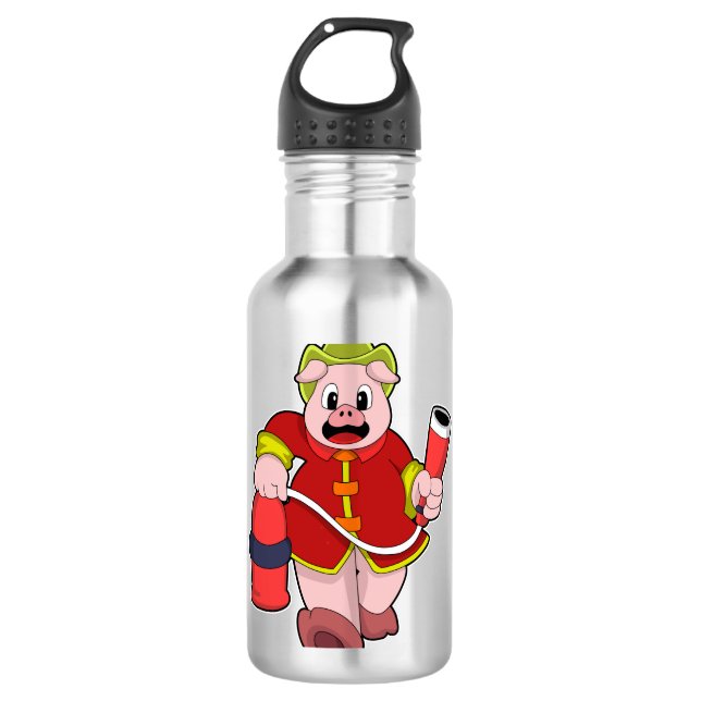 Garrafa Extintor de incêndio de bombeiro porcino (Frente)