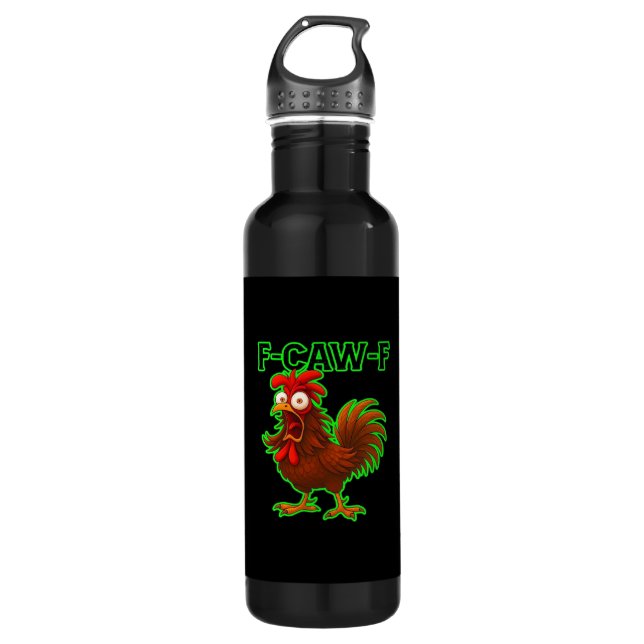 Garrafa F-Caw-F Chicken Classic Retro Graphic (Frente)