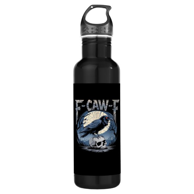 Garrafa F-Caw-F Crow Moonlit Raven Classic (Frente)