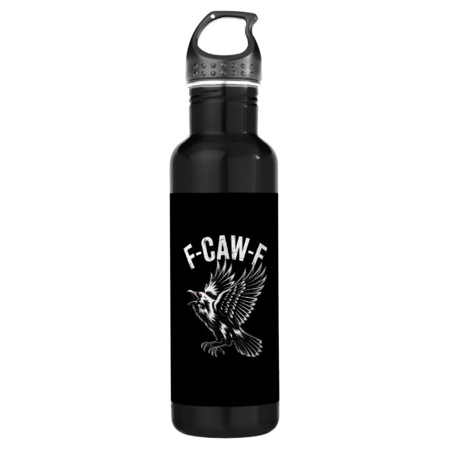 Garrafa F-Caw-F Crow Retro Classic (Frente)