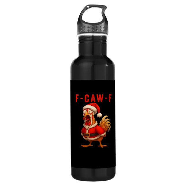 Garrafa F-Caw-F Funny Chicken Christmas Essential (Frente)