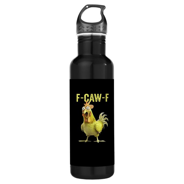 Garrafa F-Caw-F Funny Chicken Classic Creative Casual (Frente)