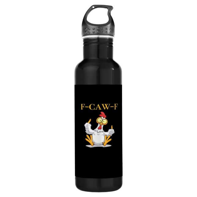 Garrafa F-Caw-F Funny Chicken Retro Classic (Frente)