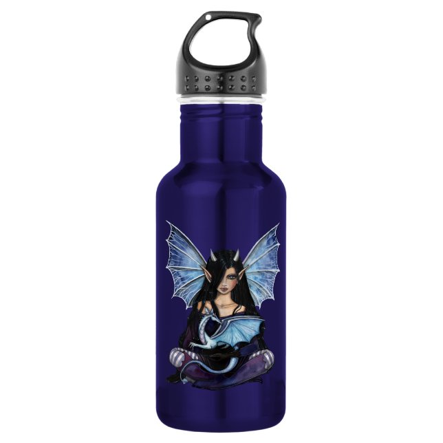 Garrafa Fada e Dragão Fantasia Personalizada (Frente)
